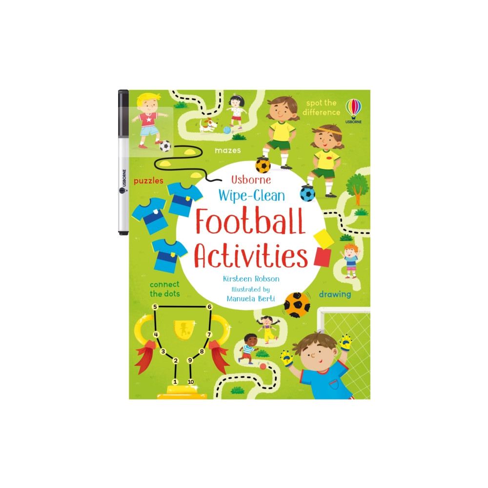 Produktbild för Wipe-Clean Football Activities (häftad, eng)