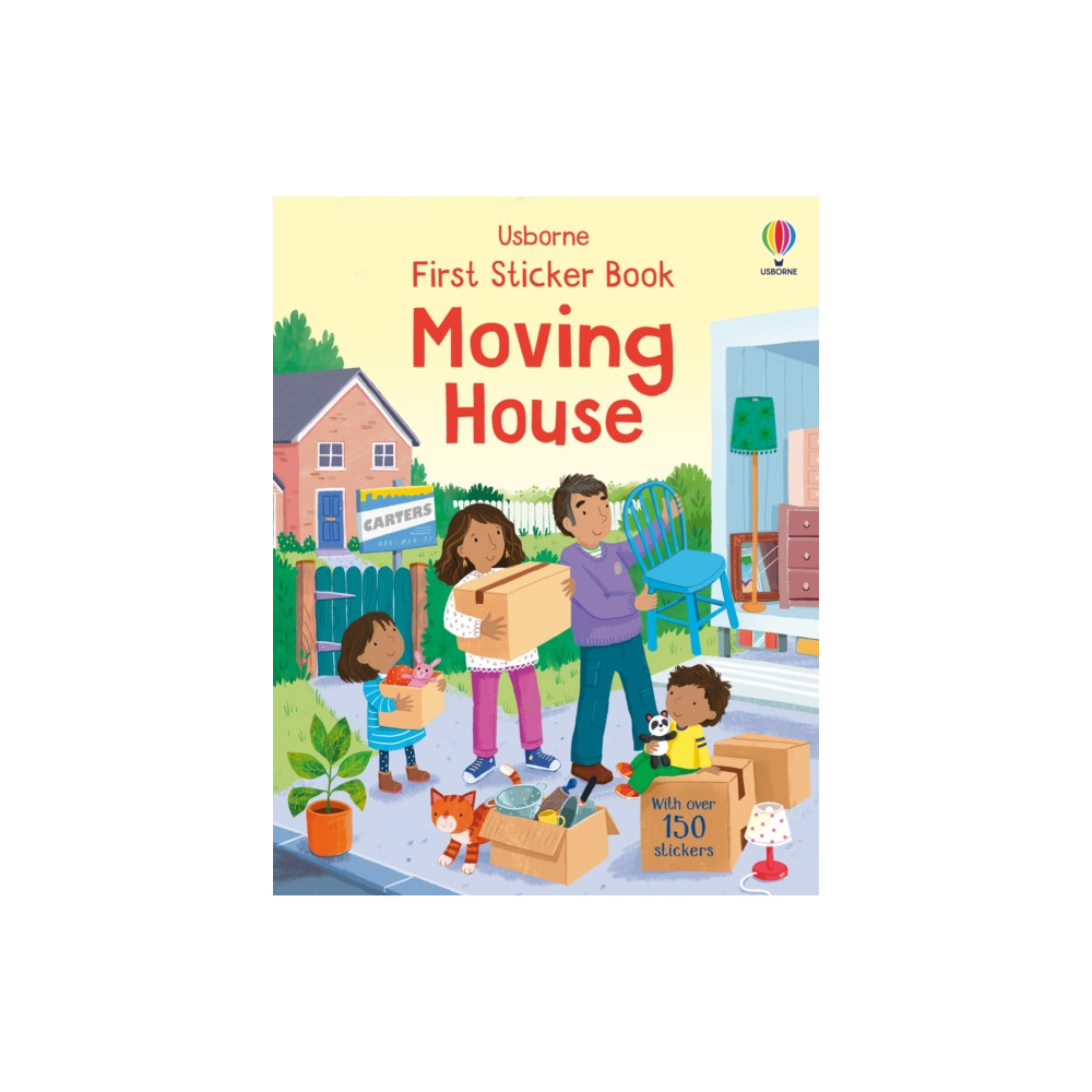 Produktbild för First Sticker Book Moving House (häftad, eng)