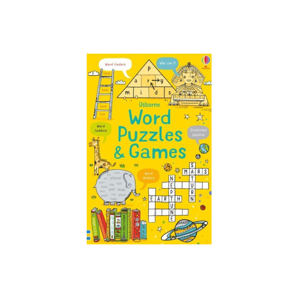 Produktbild för 100 Children's Word Puzzles and Games (häftad, eng)