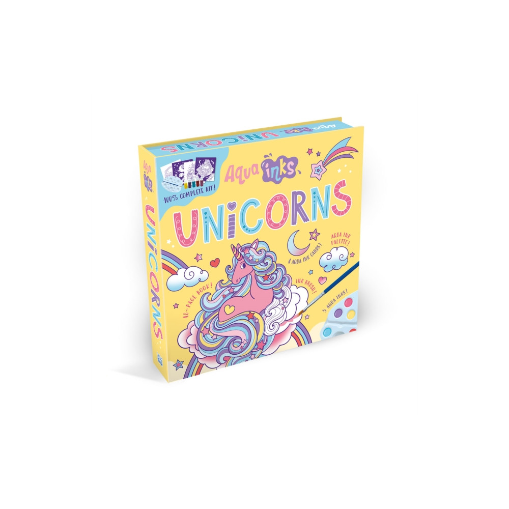 Produktbild för Aqua Inks Unicorns (häftad, eng)