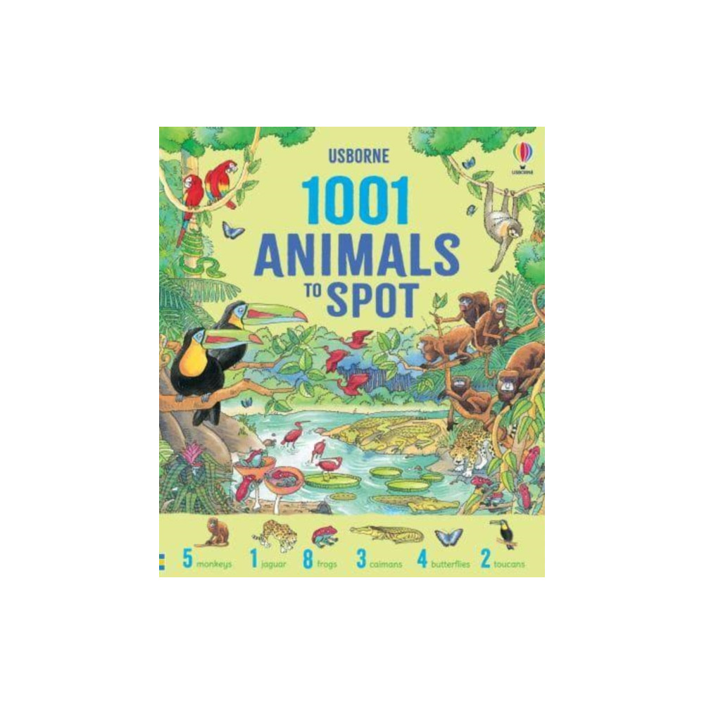 Produktbild för 1001 Animals to Spot (inbunden, eng)