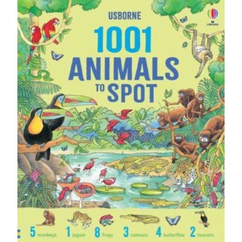Usborne Publishing Ltd 1001 Animals to Spot (inbunden, eng)