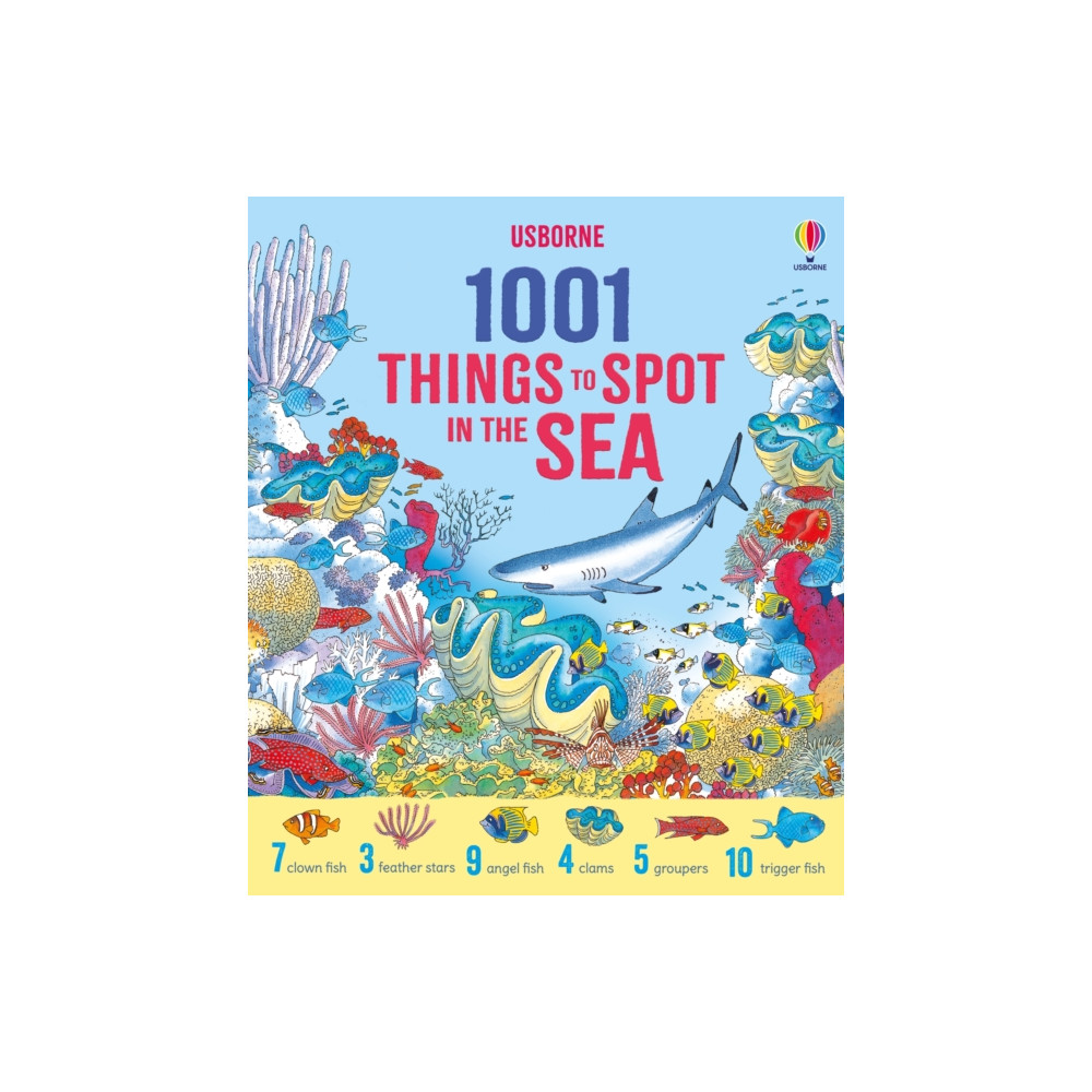 Produktbild för 1001 Things to Spot in the Sea (inbunden, eng)