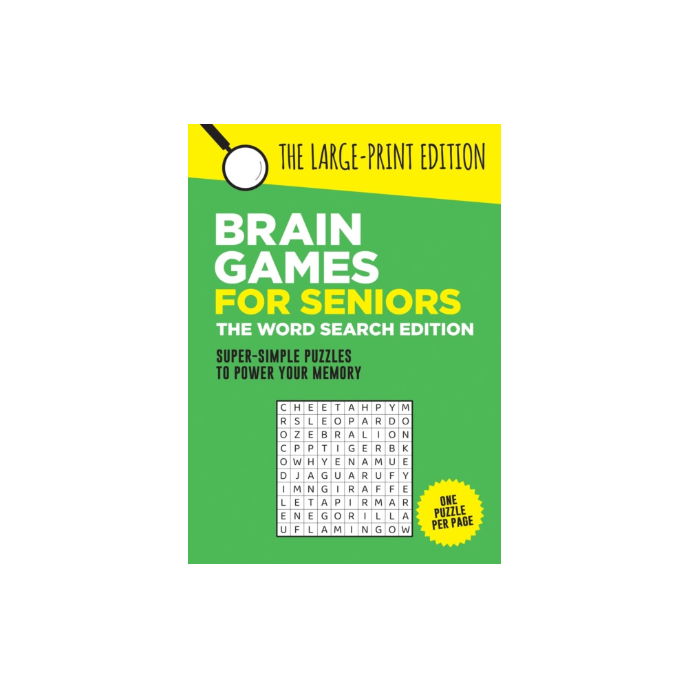 Produktbild för Brain Games for Seniors: The Word Search Edition (häftad, eng)