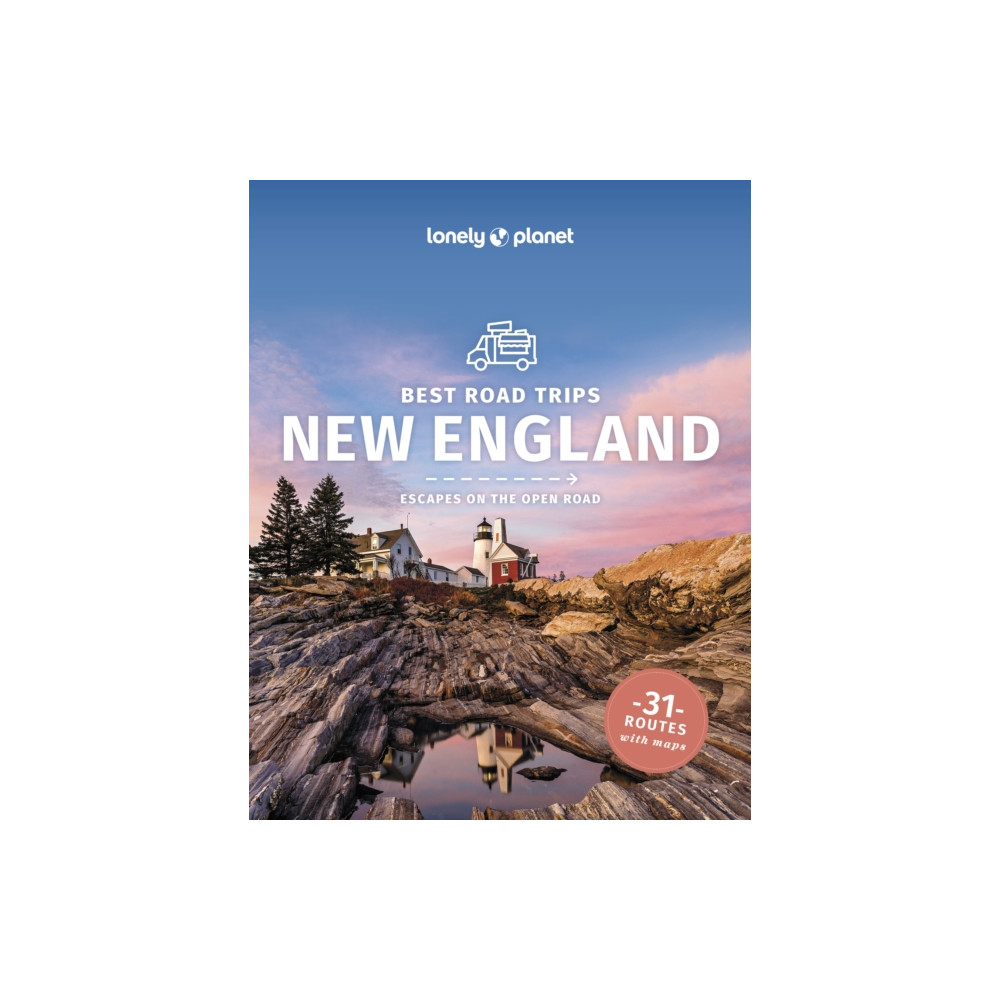Produktbild för Lonely Planet Best Road Trips New England (häftad, eng)