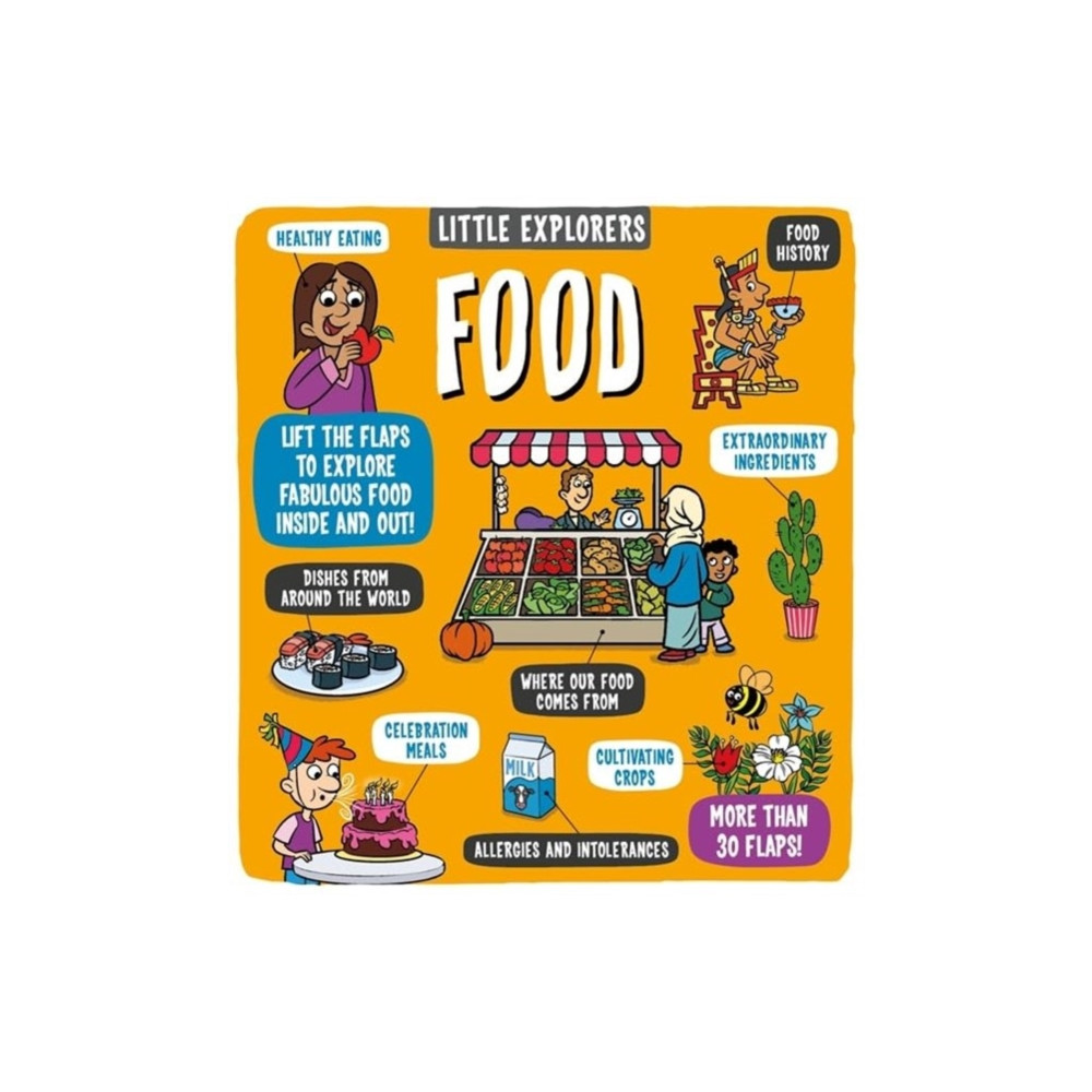 Produktbild för Little Explorers: Food (bok, board book, eng)
