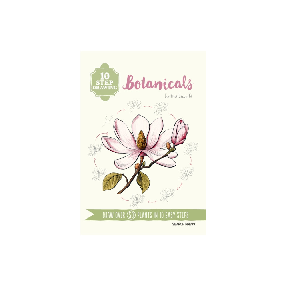 Produktbild för 10 Step Drawing: Botanicals (häftad, eng)