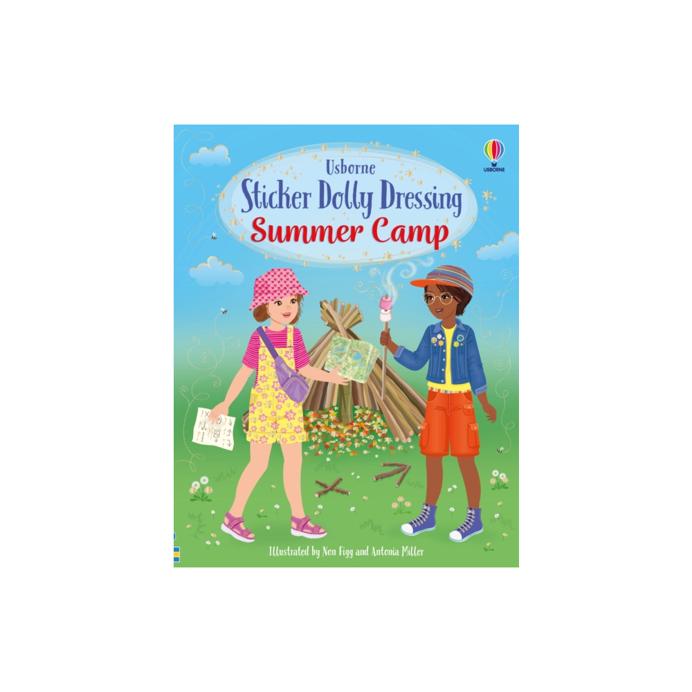 Produktbild för Sticker Dolly Dressing Summer Camp (häftad, eng)