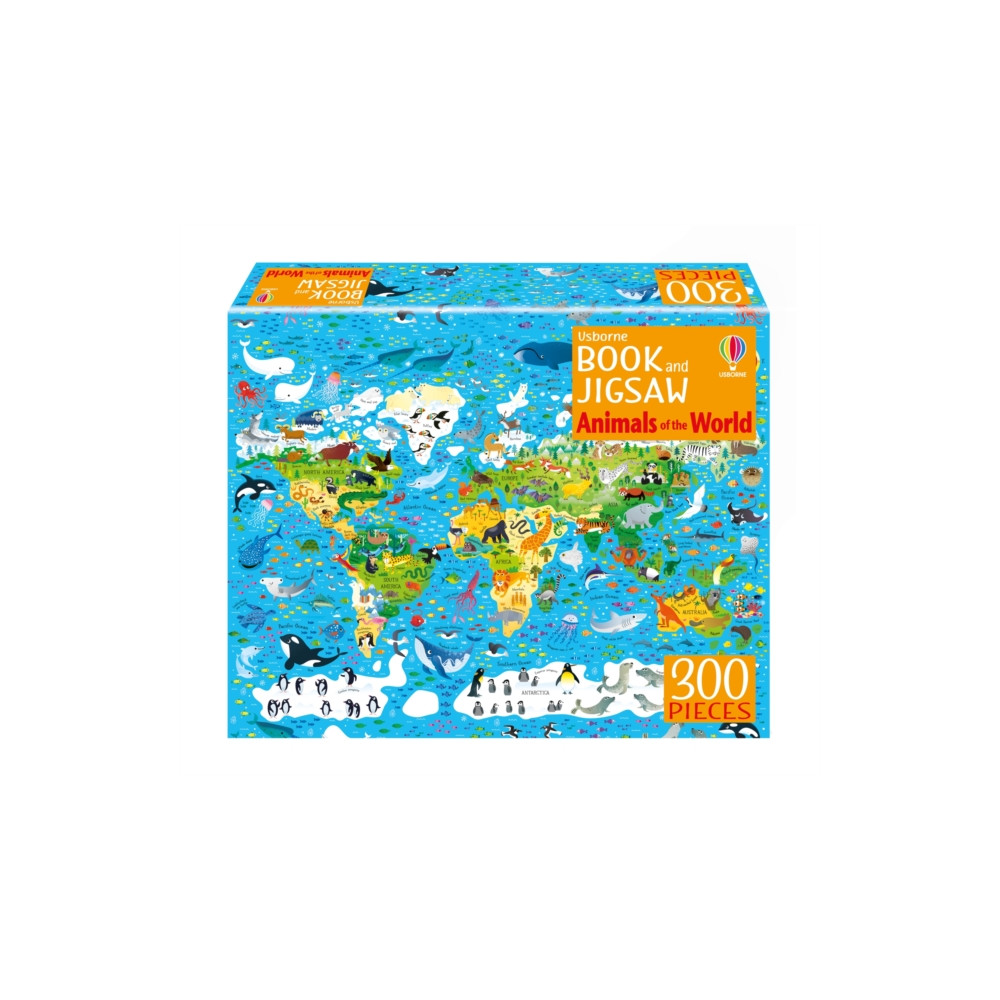 Produktbild för Usborne Book and Jigsaw Animals of the World (häftad, eng)