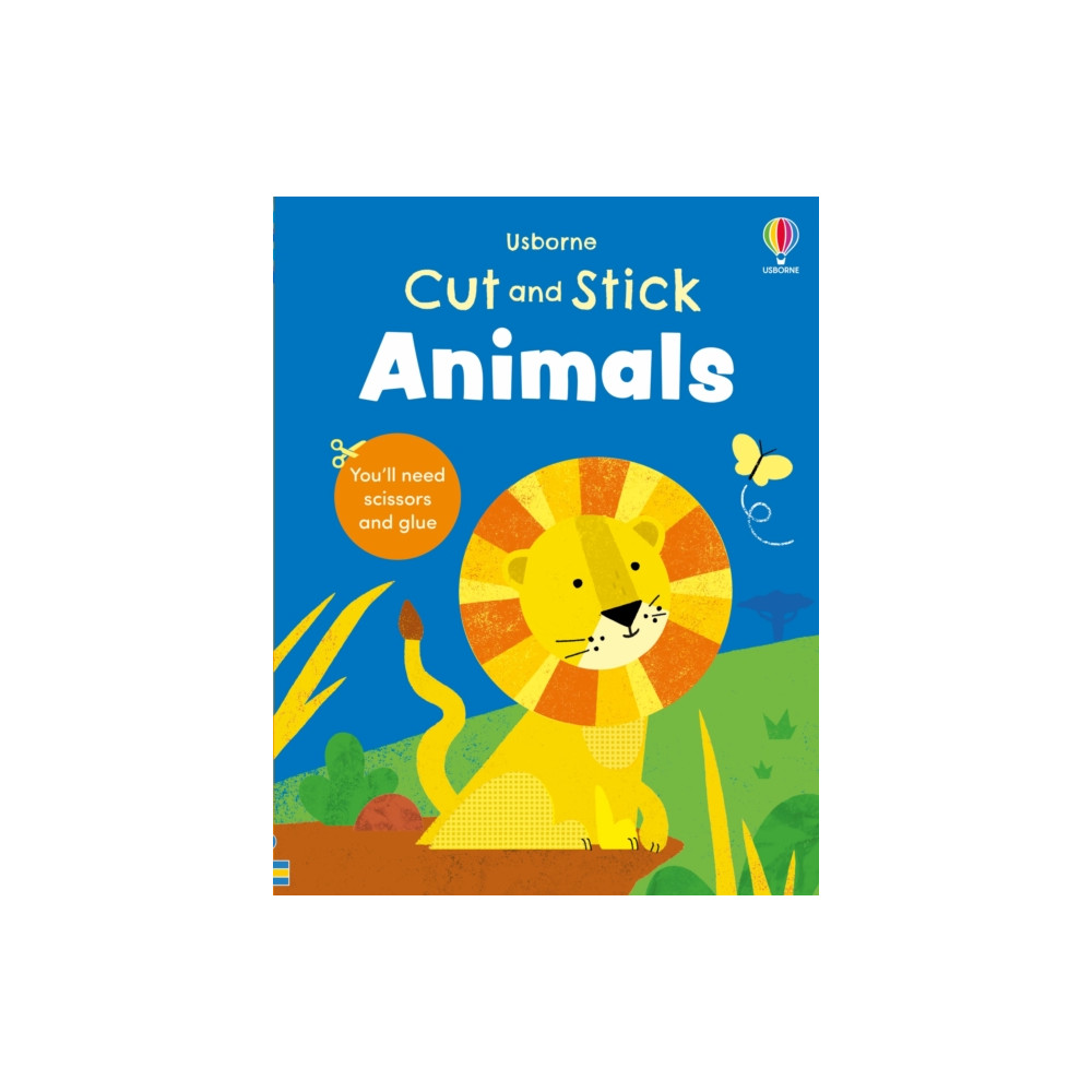 Produktbild för Cut and Stick Animals (häftad, eng)
