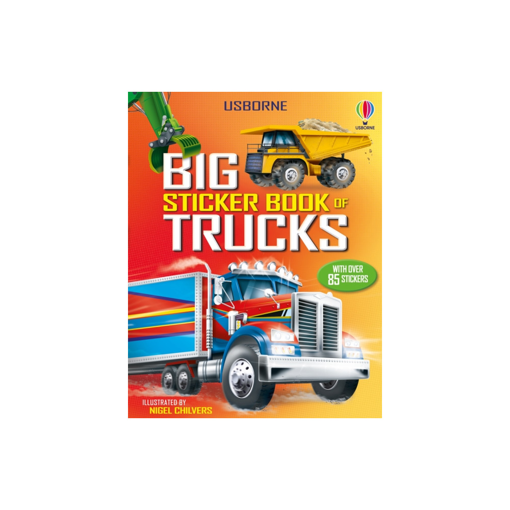 Produktbild för Big Sticker Book of Trucks (häftad, eng)