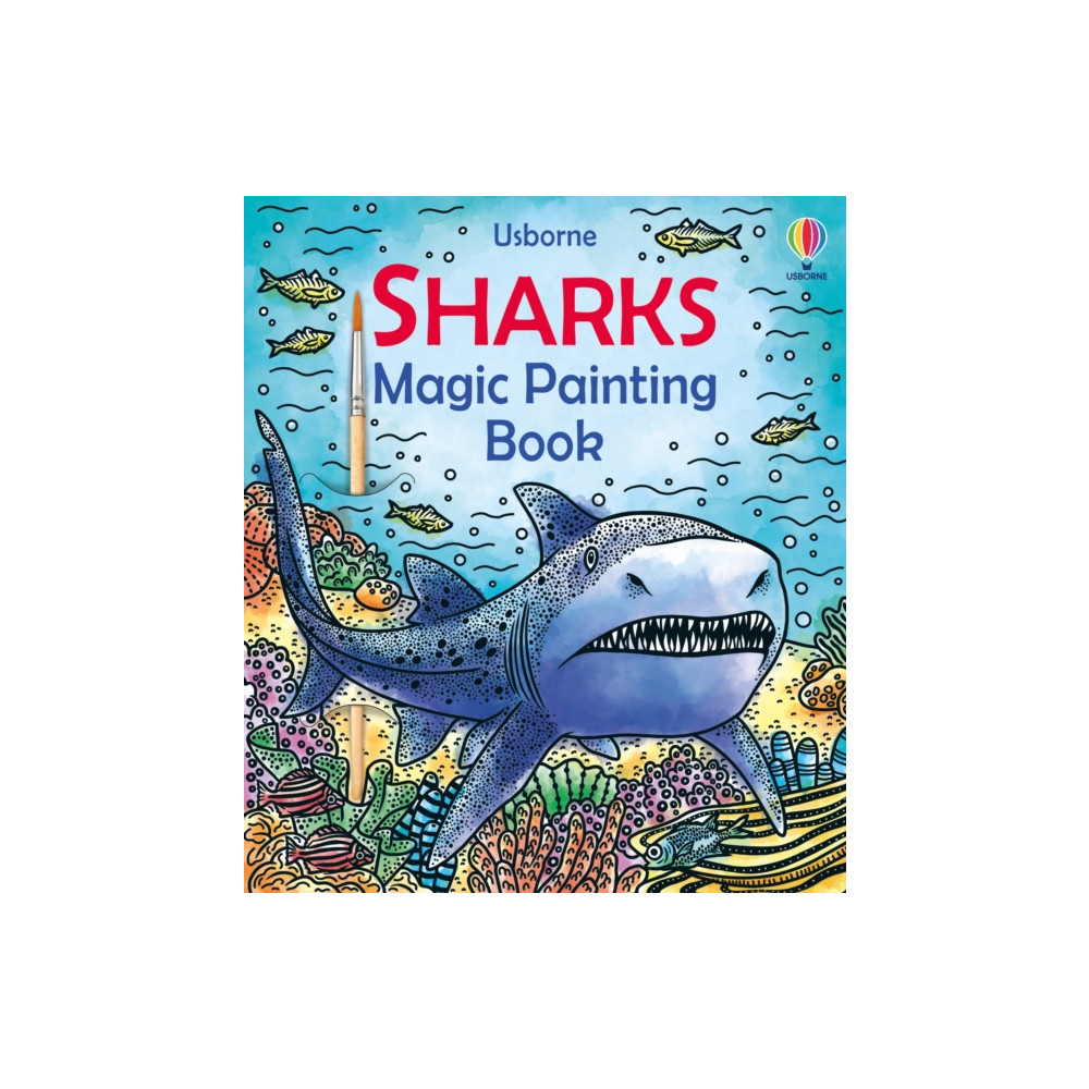 Produktbild för Sharks Magic Painting Book (häftad, eng)