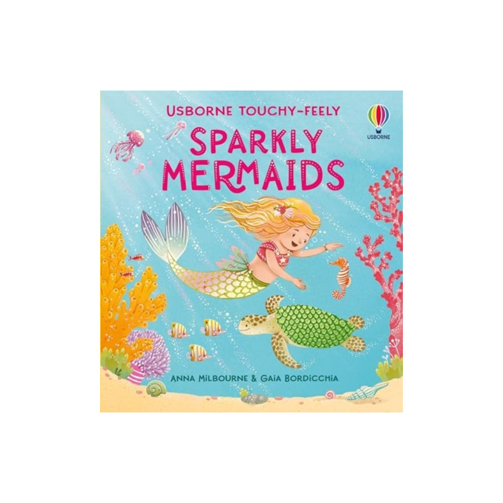 Produktbild för Touchy-Feely Sparkly Mermaids (bok, board book, eng)