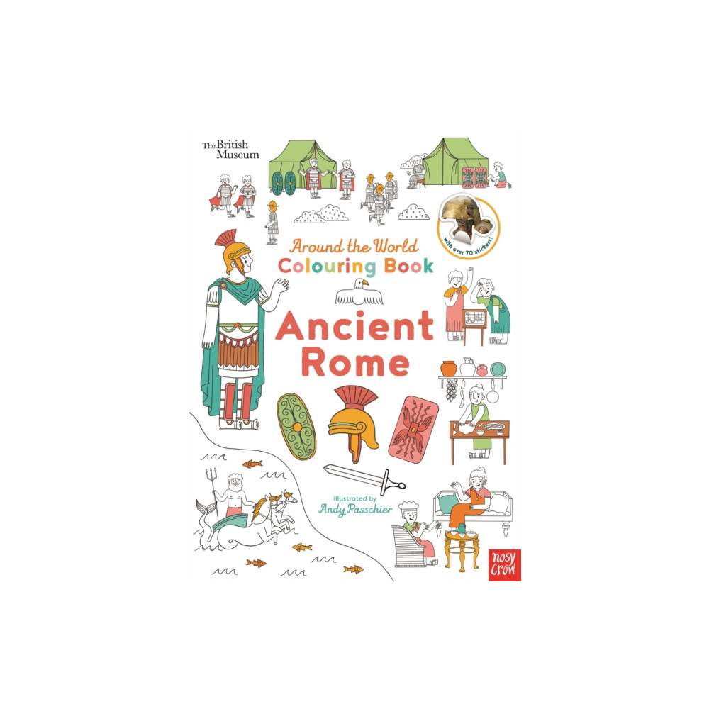 Produktbild för British Museum: Around the World Colouring: Ancient Rome (häftad, eng)