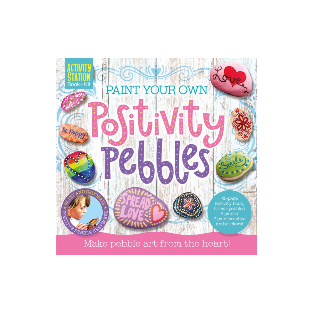 Produktbild för Paint Your Own Positivity Pebbles (häftad, eng)