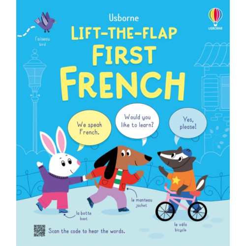 Usborne Publishing Ltd Lift-the-flap First French (bok, board book, eng)