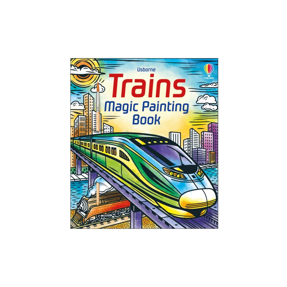 Produktbild för Trains Magic Painting Book (häftad, eng)