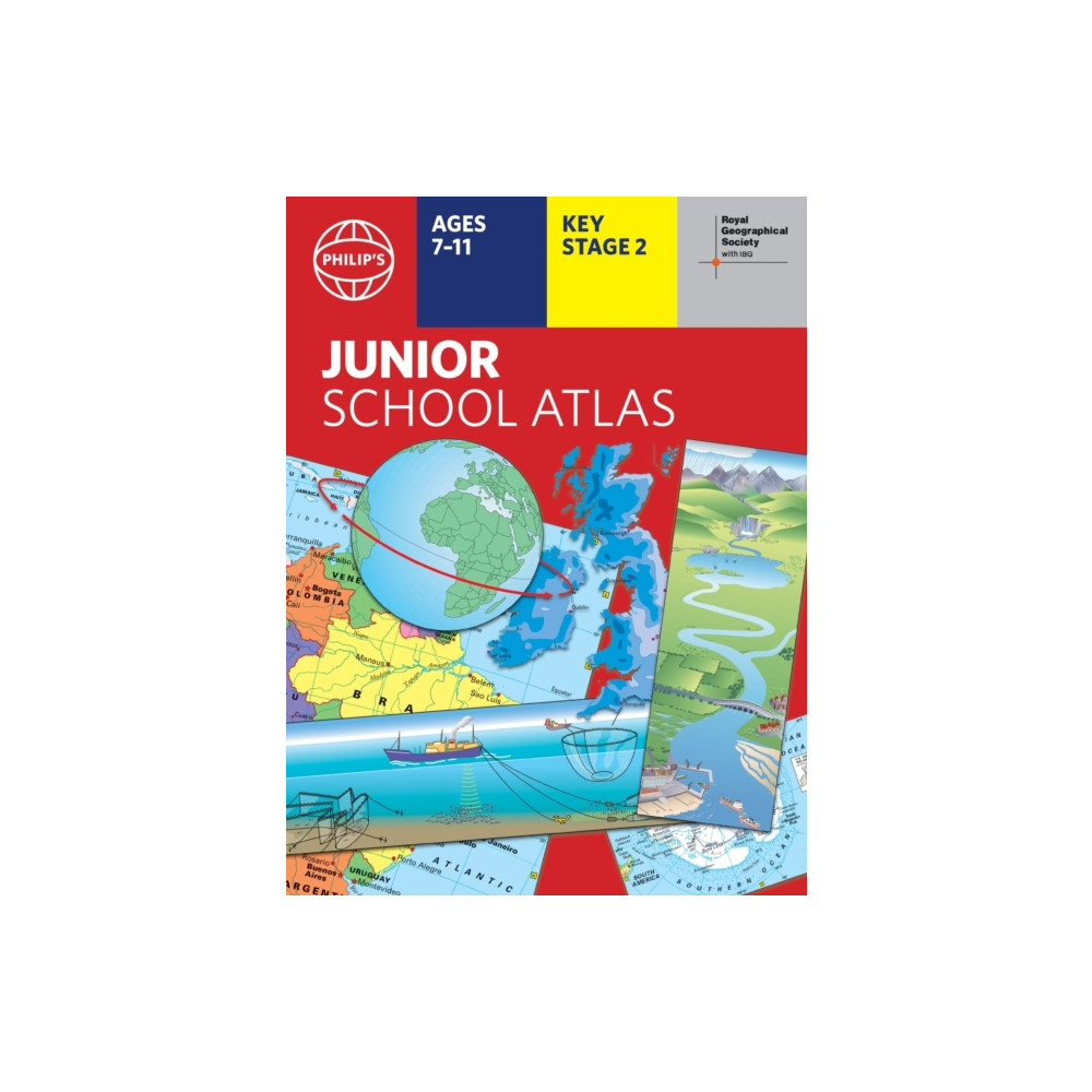 Produktbild för Philip's RGS Junior School Atlas (häftad, eng)