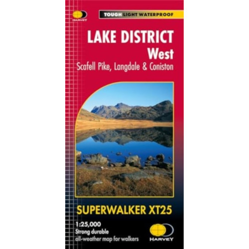 Harvey Map Services Ltd Lake District West