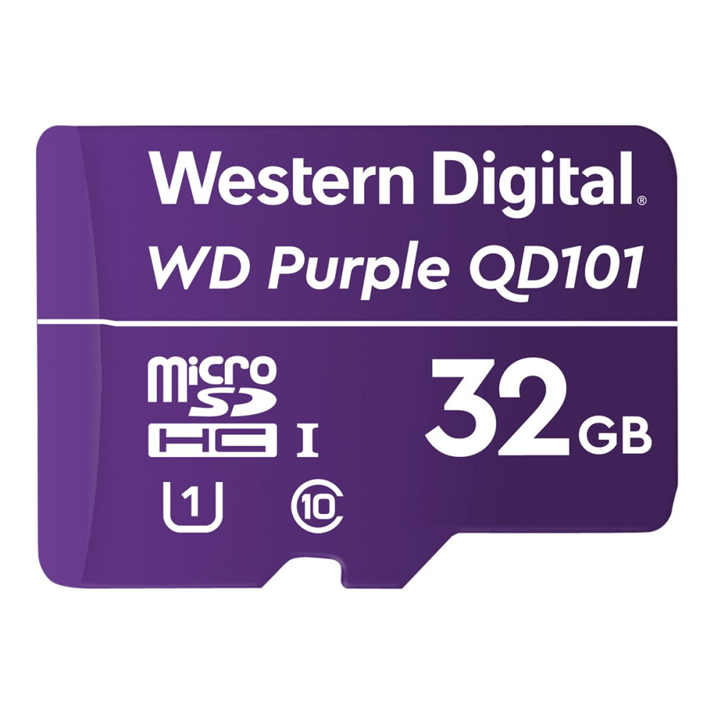Produktbild för WD Purple SC QD101 WDD032G1P0C - flash-minneskort - 32 GB - microSDHC