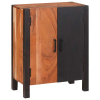 Produktbild för Sideboard med låda 3 pcs Brun 55 x 30 x 75 cm Massivt Akaciaträ