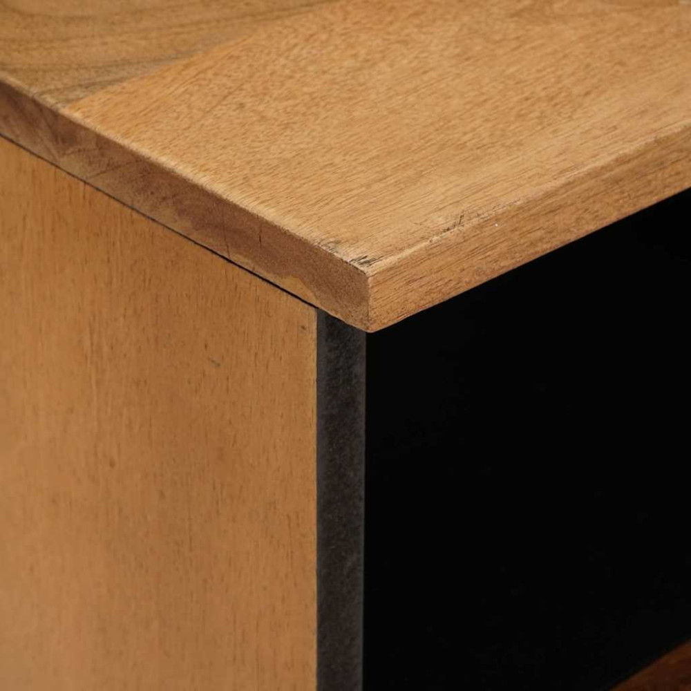 Produktbild för TV Enheter med låda Ljusbrun 70 x 33 x 46 cm Konstruerat trä