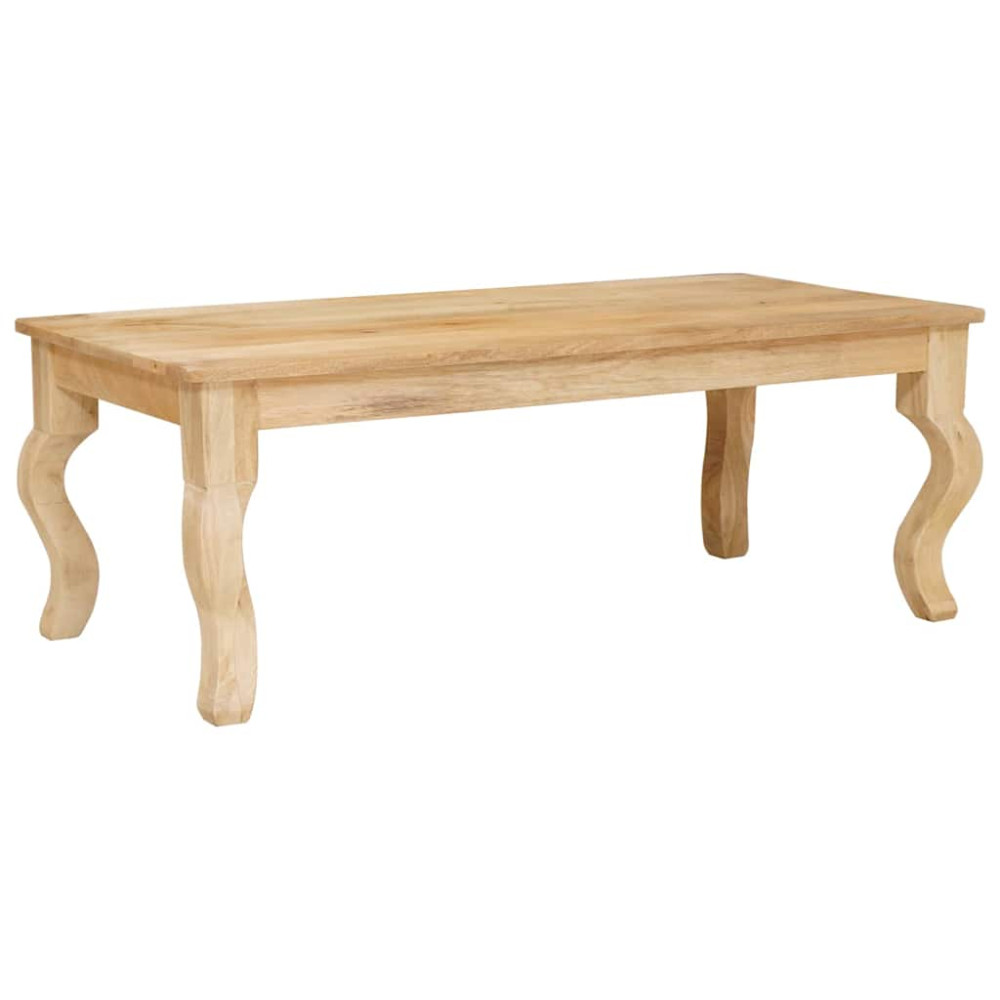 Produktbild för Kaffeebord Brun 110 x 55 x 40 cm Massivt mangoträ