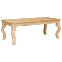 Produktbild för Kaffeebord Brun 110 x 55 x 40 cm Massivt mangoträ