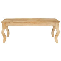 Produktbild för Kaffeebord Brun 110 x 55 x 40 cm Massivt mangoträ
