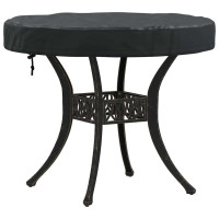 Produktbild för Utebordsskydd Svart 72 x 72 x 10 cm 210D Oxford Tyg