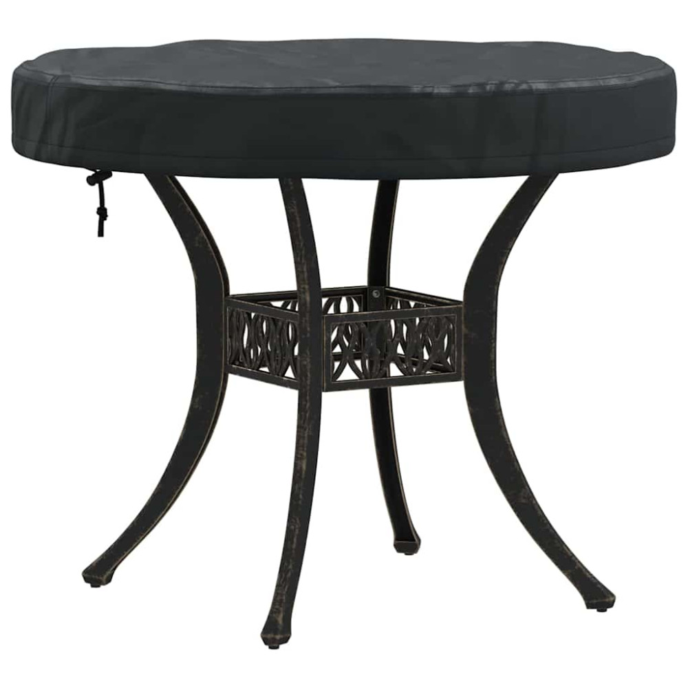 Produktbild för Utebordsskydd Svart 72 x 72 x 10 cm 420D Oxford Tyg