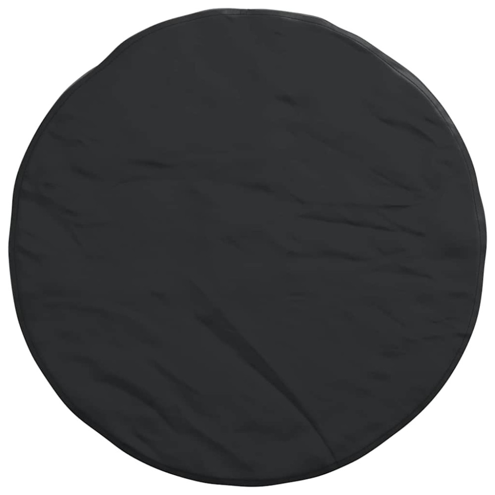 Produktbild för Utebordsskydd Svart 92 x 92 x 10 cm 210D Oxford Tyg