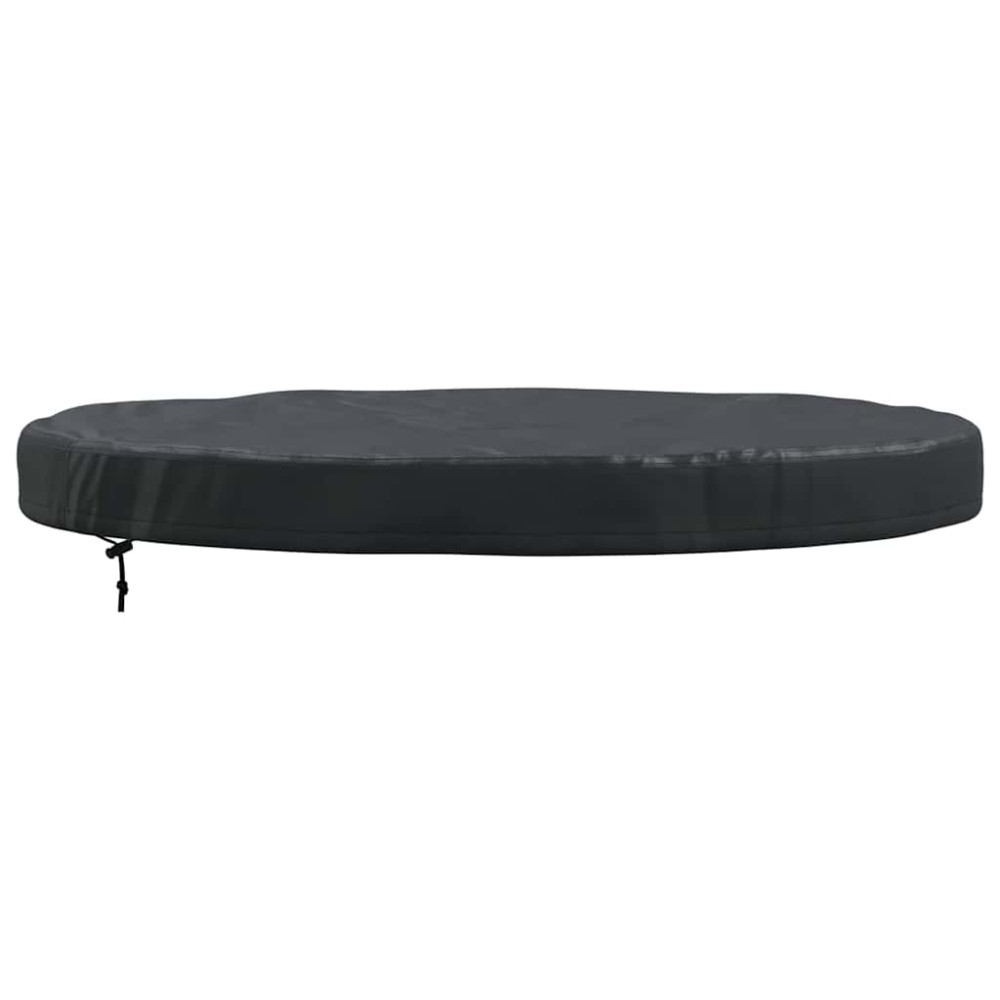 Produktbild för Utebordsskydd Svart 112 x 112 x 10 cm 210D Oxford Tyg