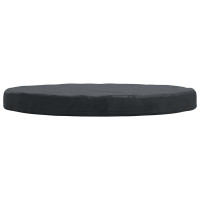 Produktbild för Utebordsskydd Svart 112 x 112 x 10 cm 210D Oxford Tyg