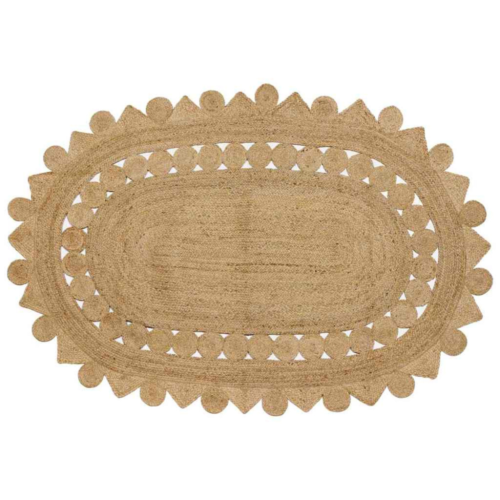 Produktbild för Områdesmattor Naturlig 205 x 305 cm Jute