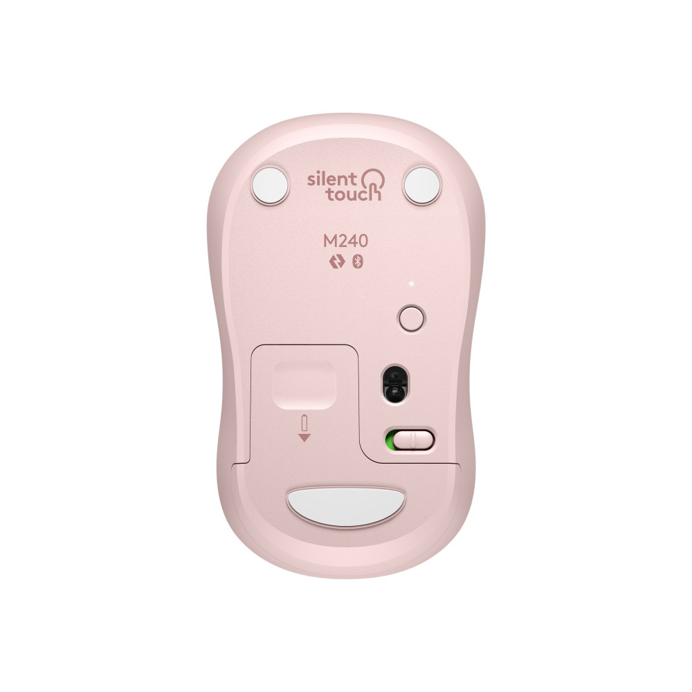 Produktbild för Logitech M240 Silent - mus - Bluetooth - rosa