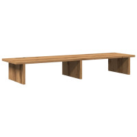 Produktbild för Skärmställ ek 100x27x15 cm konstruerat trä
