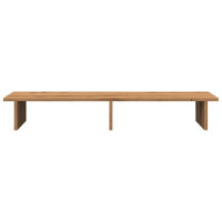 Produktbild för Skärmställ ek 100x27x15 cm konstruerat trä