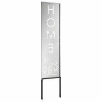 Produktbild för Trädgårds integritetsskärm Silver 32 x 140 cm Galvaniserat stål