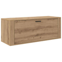 Produktbild för Skoskåp med hylla artisan ek 100 x 35 x 38 cm Konstruerat trä