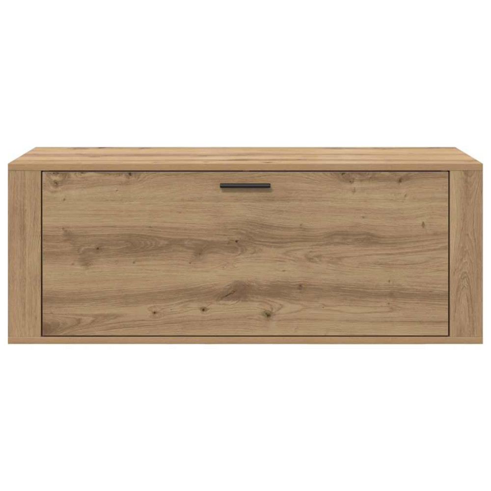 Produktbild för Skoskåp med hylla artisan ek 100 x 35 x 38 cm Konstruerat trä
