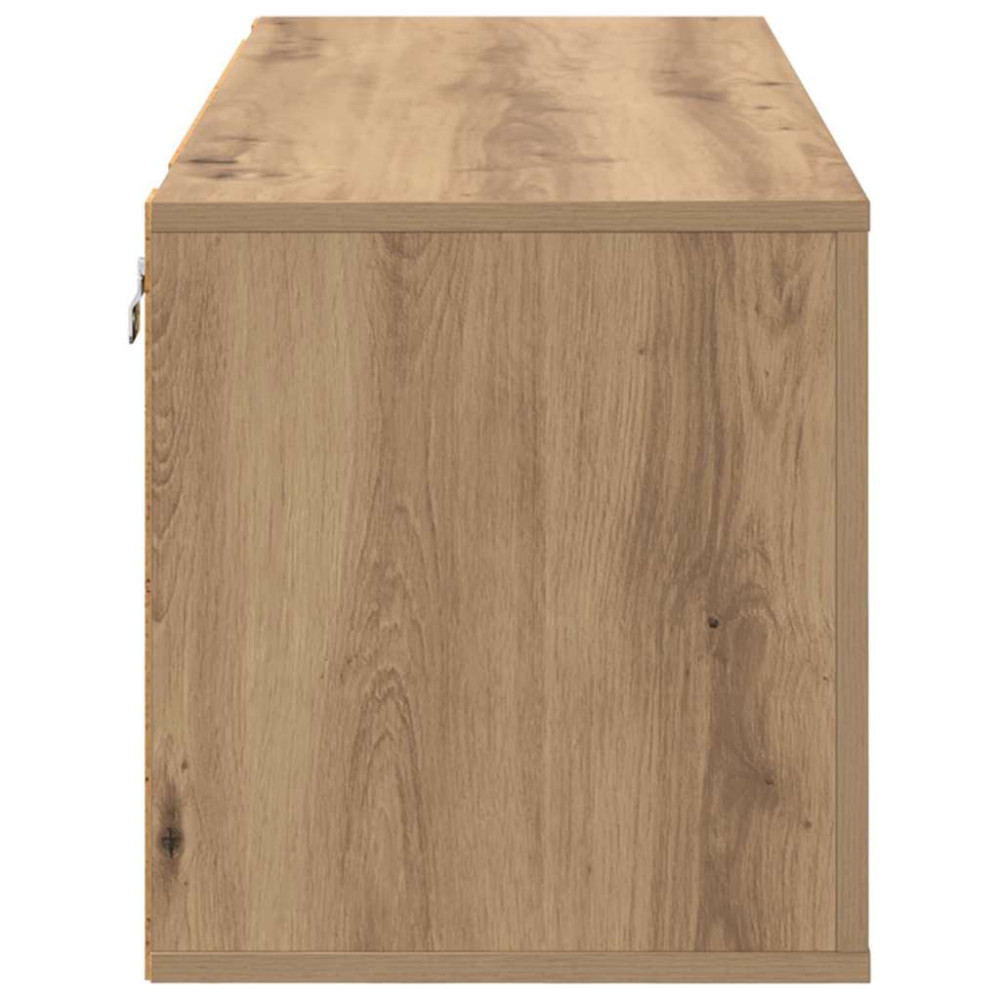 Produktbild för Skoskåp med hylla artisan ek 100 x 35 x 38 cm Konstruerat trä