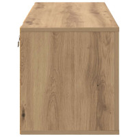 Produktbild för Skoskåp med hylla artisan ek 100 x 35 x 38 cm Konstruerat trä