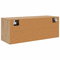 Produktbild för Skoskåp med hylla artisan ek 100 x 35 x 38 cm Konstruerat trä