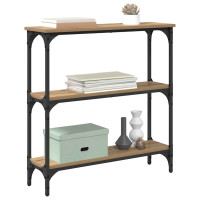Produktbild för Konsolbord Artisan Ek 75 x 22,5 x 75 cm Konstruerat trä