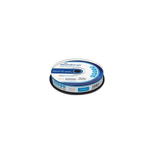 MediaRange MediaRange Inkjet Fullsurface-Printable - BD-R x 10 - 25 GB - lagringsmedier
