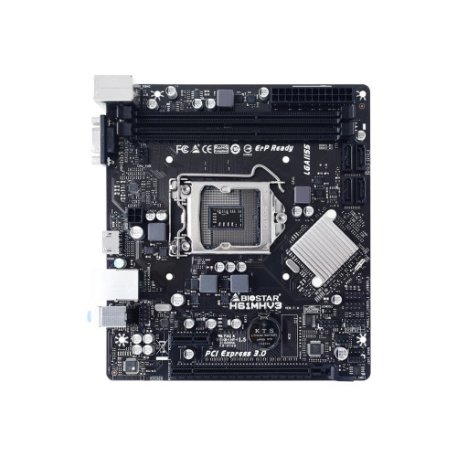 Biostar Biostar H61MHV3 - moderkort - micro ATX - LGA1155-uttag - H61