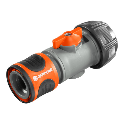 Gardena Gardena - connector with regulator - lämplig för 16 mm (5/8") och 19 mm (3/4") slangar
