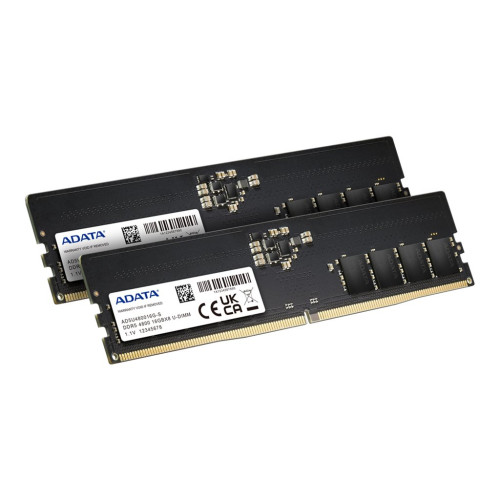 ADATA Technology ADATA - DDR5 - sats - 32 GB: 2 x 16 GB - DIMM 288-pin - 4800 MHz / PC5-38400 - ej buffrad