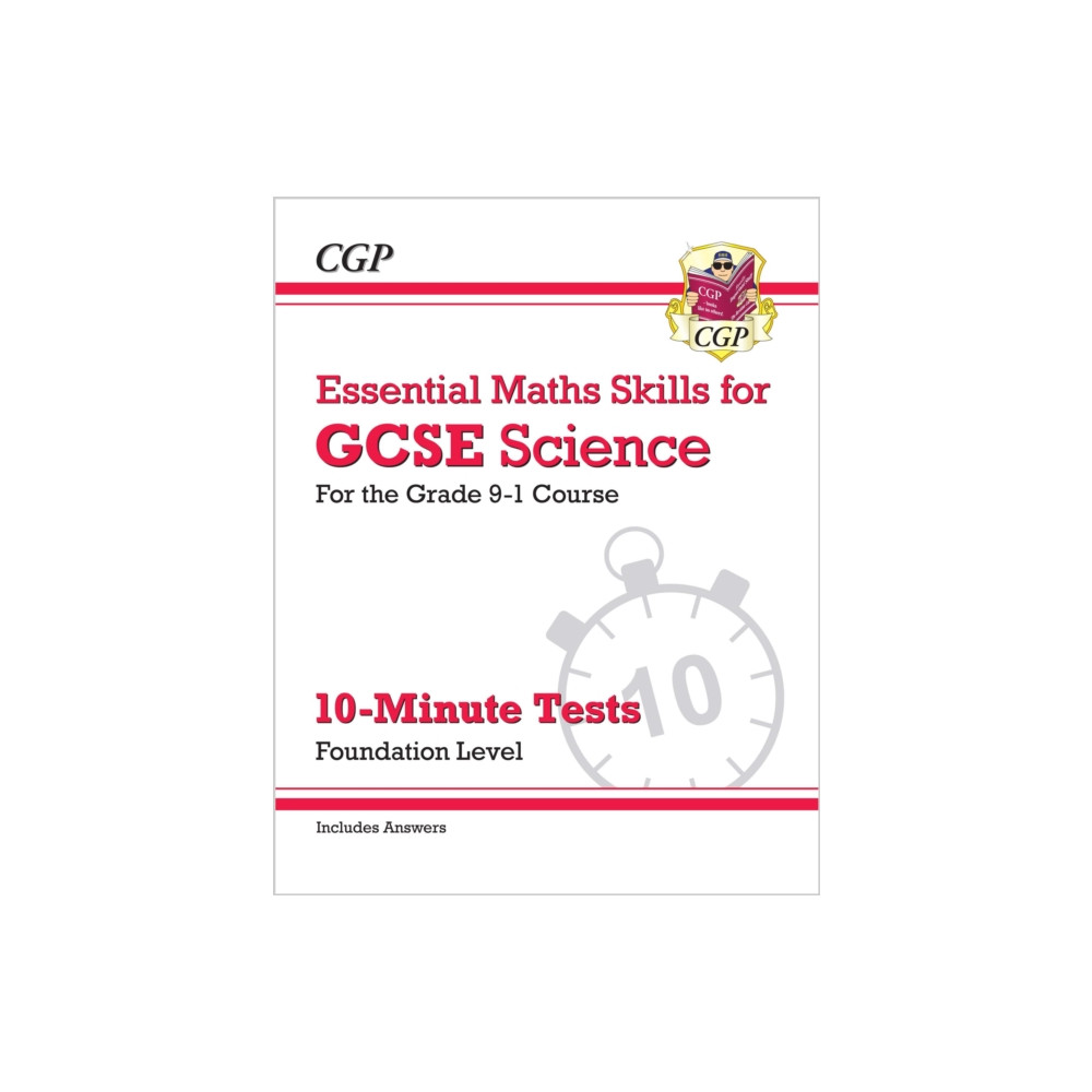 Produktbild för GCSE Science: Essential Maths Skills 10-Minute Tests - Foundation (includes answers) (häftad, eng)